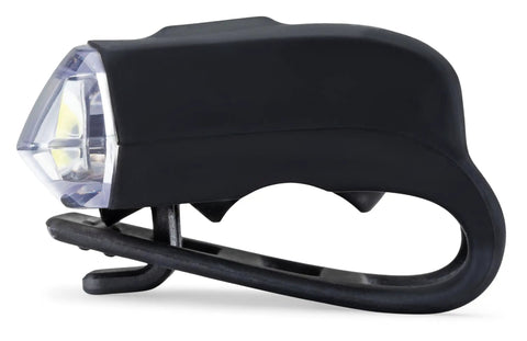 Quick Wrap Bike Light Set With 40 Lumen Headlight And 10 Lumen Taillight Cob LED For A Brighter Look Tool Free Install Battery Powered