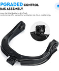 Beefy Front Upper Control Arms With Ball Joints Kit close-up for 02-09 Chevy Trailblazer, GMC Envoy, and compatible models