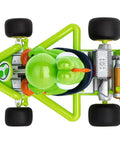 Top view of Official Licensed Mario Kart Pipe Kart Yoshi 1 to 18 Scale RC Car 2.4 GHz Ready to Run with Rechargeable LiFePO4 Battery