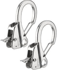 Knotless Adjustable Sliding Boat Anchor Hook With Quick Release Marine Line Clip For Three Eighths To Five Eighths Inch Lines
