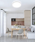 Non Dimmable 18W 1650LM 5000K Daylight Flush Mount LED Ceiling Light 9.5 Inch in modern kitchen