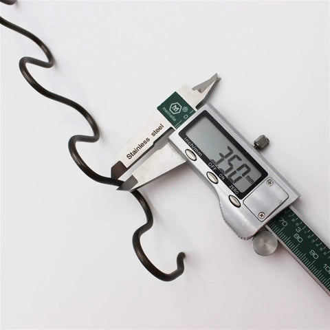 Heavy Duty Compression Spring Repair Kit With Screws Included, DIY Spring Clips measured at 350mm using digital caliper