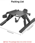 Mini 5 Pro Foldable Landing Gear With Quick Release Height Extension Kit For DJI Mini 5 Pro Drones, dimensions shown