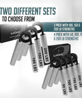Metal Hand Grip Set 100Lb To 200Lb Three Pack No Slip Heavy Duty Grip Strength Trainer with gift box for home gym use