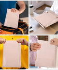 Khaki Poly Mailer Bags 100 Pack For Clothes And Cosmetics Easy Seal Tough Durable Poly Mailing Envelopes Lightweight And Portable Shipping Bags For Small Business Packaging in various use scenarios