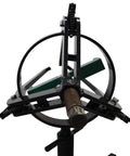 Close-up view of Heavy Duty Three Jaw Brake Drum Puller Remover Tool Kit, showcasing forged steel arms and jack screw.