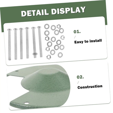 Detail display of Angle Grinder Wheel Guard Safety Shield Protector For Grinding Machines with installation accessories