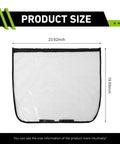 Transparent EV Charger Port Cover With Secure Adhesive Lid, waterproof 23.62 x 19.69 inch cover for EV charging protection.