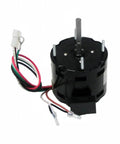Heavy Duty Industrial Condenser Exhaust Blower Motor 1/50 Hp 115 Volt Single Phase 2 Speed Fan Motor Direct Swap For NbK 142 144 D1100 with exposed wiring.