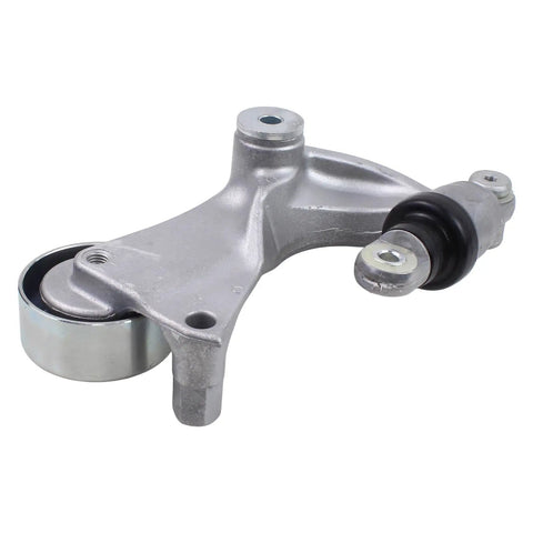 Premium Accessory Drive Serpentine Belt Tensioner Pulley Kit That Slays For Acura Ilx 2013 to 2015 And Fits Honda Civic Models From 2012 Through 2015 With Easy Swap Replacement Number K06 Plus Many More silver metal tensioner pulley