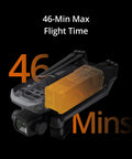 Mavic 3 Classic Drone Only With Four Thirds CMOS Hasselblad Camera, 5.1K Video, 46 Minute Flight Time diagram highlighting battery
