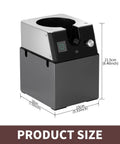 Absolute Knockout Electric Portafilter Cleaner And Automatic Espresso Puck Remover dimensions 21.5cm height 15cm width 18cm depth