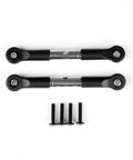 Drag Link Connecting Rod For One Tenth Scale RC Cars Two Pack C12028 Fits X08 X07 X07W X15W Brushless High Speed RC Trucks Upgrade Accessory Durable Metal Construction Easy Install Replacement Part with screws