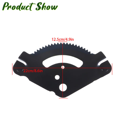 Steering Sector and Pinion Gear Replacement for Cub Cadet LT Series and Troy Bilt Tractors, metal gear dimensions shown