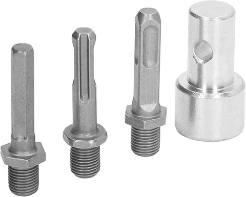 Round Shank Auger Drill Adapter For Electric Drills To Ground Drills Earth Auger Converter Head With SDS Plus Fit Four Slot