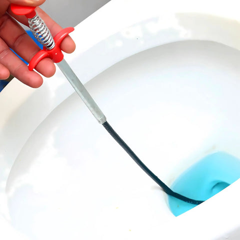 Extra Long 35 Inch Flexible Drain Clog Remover With 4 Prong Grabber Claw Hair Catcher, Heavy Duty Spring Reacher For Kitchen Sink And Bathroom Tub, Reaches Deep Pipes To Grab Hair Debris And Dropped Items
