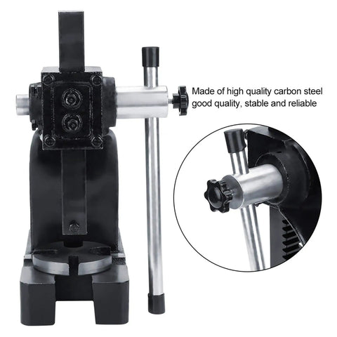 Straight Shooting 1 Ton Manual Desktop Punch Press And Arbor Press Tool Built From Heavy Duty Carbon Steel For Hassle Free Riveting And Bearing Installation A Rock Solid Workshop Beast That Gets The Job Done Right