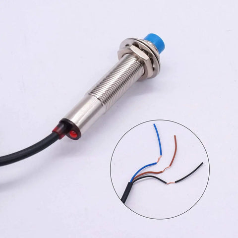 Must-Have Inductive Proximity Sensor Switch 5V DC NPN Normally Open LJ12A3-4-Z-BX Cylinder with 3-wire black brown blue cable