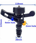 Heavy Duty Garden Sprinkler Irrigation System For Big Lawns And Farms With Even Water Distribution G1 2 Inch Interface