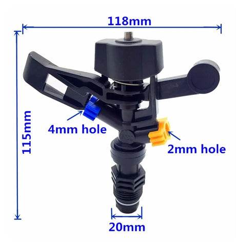 Heavy Duty Garden Sprinkler Irrigation System For Big Lawns And Farms With Even Water Distribution G1 2 Inch Interface