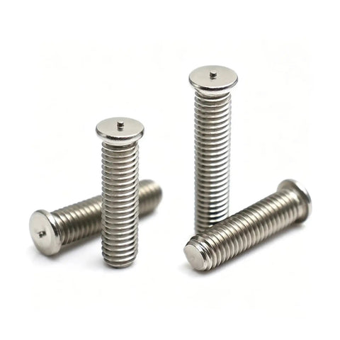 Stainless Steel Weld Stud Spot Weld Fasteners For DIY Metalworking, Metric M3 to M8, M5 x 16mm Flat Head Machine Screws, 304 Grade