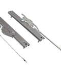 Lightened Aluminum Bomber Seat Kit sliders and mount brackets for universal fit aircraft style hot rod rat rod interior upgrade
