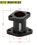 CNC212 anodized manifold for 24mm Performance Carburetor Upgrade For Predator 212cc 196cc 224cc Engines And GX160 GX200