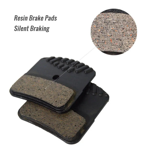 Hydraulic Disc Brake Pads For Four-Piston Shimano XT Calipers M820 M640 M6120 Metal Compound Low Noise Grippy High Modulation
