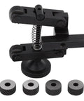 Spring Loaded Knurl Tool For Mini Lathe, Adjustable Shank, Two-Centimeter Knurling Wheels, Includes Four Spare Wheels