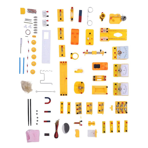 Hands On Electricity And Magnetism Lab Kit For High School Students A Complete Electromagnetism Experiment Box components