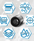 SW4G 1/4 Inch Ball Linear Bushing Bearing With Double Sided Rubber Seals For Pro CNC And 3D Printer Motion, image with features