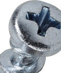 Close-up of screw head from Beefy Heavy Duty Self Drilling Drywall Anchors Set For Drywall Wood Metal Brick Plaster And Concrete