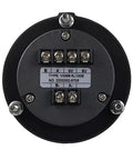 Back view of 80mm Generator Handwheel With Rotary Encoder 5V with visible connection terminals and specifications label