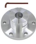 Aluminum Flange Coupling 12 mm Inner Diameter Fixed Clamp for Omni-Directional Wheel Shaft Connection with hex key