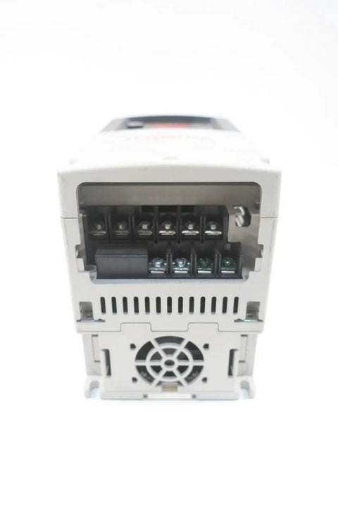 Rear view of PowerFlex 4 VFD Motor Drive For 3HP 460V AC Systems, 0-460V Output, 48-63 Hz Input, Industrial Grade.