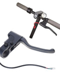 Aluminum Alloy Electric Scooter Brake Handle Left Lever With Clutch, Easy Install And Strong Tension, Comfortable Grip And Smooth Braking