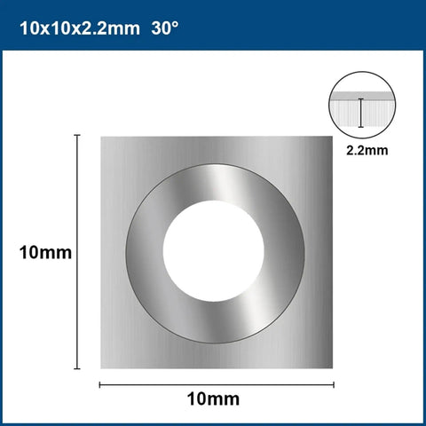 Job Site Ready 6Mm Shank Carbide Router Bit Engineered For Rapid Spoilboard Surfacing And Dependable Wood Planing Features Dead On Geometry And A Smooth As Glass Cutting Experience, 10x10x2.2mm size.