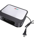 Tnfeeon Nonstick Electric Indoor Grill And Panini Press Maker, 750W Portable Countertop BBQ with plug for easy setup.