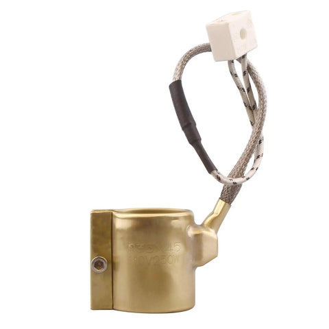 110V 250W Brass Band Heater 35mm By 45mm For Injection Molding Machines With Ceramic Wire Connection Safe Wiring Rust Resistant