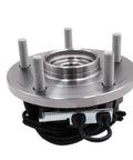 Front Wheel Hub Bearing Assembly With ABS For 2008-2016 Chrysler Town And Country, 2008-2014 Dodge Grand Caravan, And 2009-2014 VW Routan, 5 Lug Design, Easy Install, Durable Replacement showing 5-lug design and ABS sensor