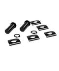 Heavy Duty Foot Peg Mounting Hardware Kit With Anti Rattle Spring Washers And Clevis Pins for Harley, includes steel components.