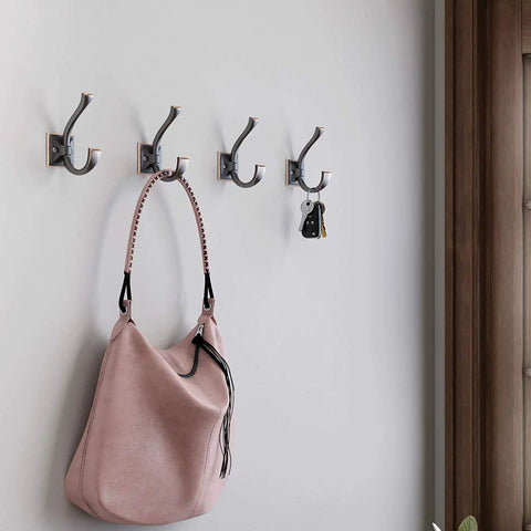 Ruavista Single Coat And Hat Hook In Venetian Bronze With Copper Highlights Keeps Your Gear Off The Floor In Small Spaces Durable Wall Mounted Hanger For Jackets Hats And Accessories