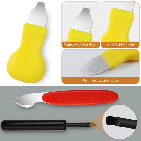 Watch Back Removal Tool Kit For Battery Replacement And Case Opening With Pro Grade Sharp Blade And Comfortable Handle Includes Rag