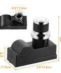 2 Outlet Universal Spark Generator Igniter Switch For Gas Grills Battery Powered AA Push Button Replacement Plug In