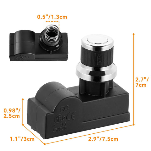 2 Outlet Universal Spark Generator Igniter Switch For Gas Grills Battery Powered AA Push Button Replacement Plug In