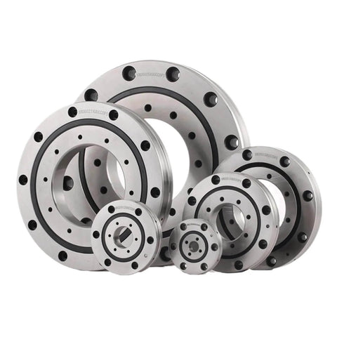 Variety of Deep Groove Ball Bearing RU52 for small slewing bearings and precision crossed roller bearings, showing different sizes.