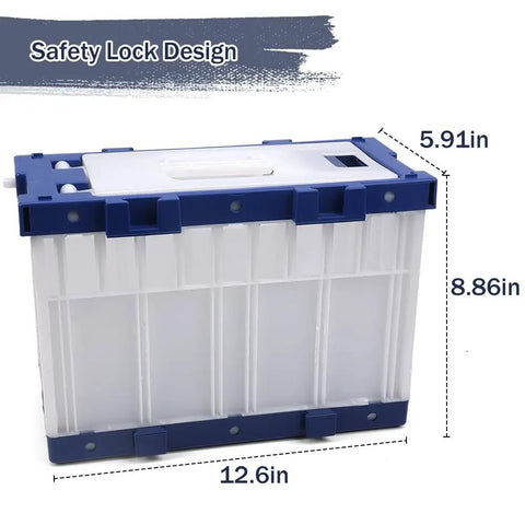 Breathable Lockable Travel Cage Carrier for Birds Pigeons Parrots and Parakeets with secure lock design, 12.6x5.91x8.86in