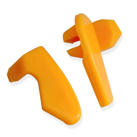 Durable Tire Changer Inserts Kit For Duck Head Mounts Nylon Rim Edge Guards And Plastic Demount Heads, close-up view, 16YKM