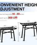 Shower Bench Bamboo Shower Chair Inside Shower With Handles Height Adjustable Bath Stool For Adults Seniors And Disabled