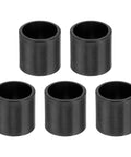 5 Pack POM Sleeve Bearings Black Self Lubricating Oilless Bushings ID 10mm OD 12mm Length 12mm Low Friction Plain Bearings